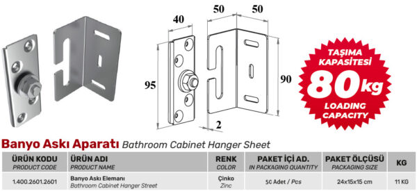 Banyo Askı Aparatı - Görsel 2