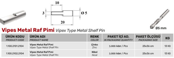 Vipes Metal Raf Pimi - Görsel 2