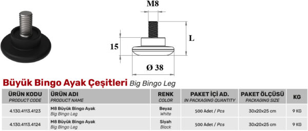 Büyük Bingo Ayak Çeşitleri - Görsel 2